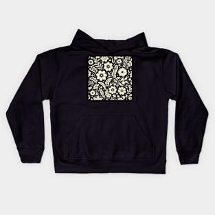 White Flowers Kids Hoodie